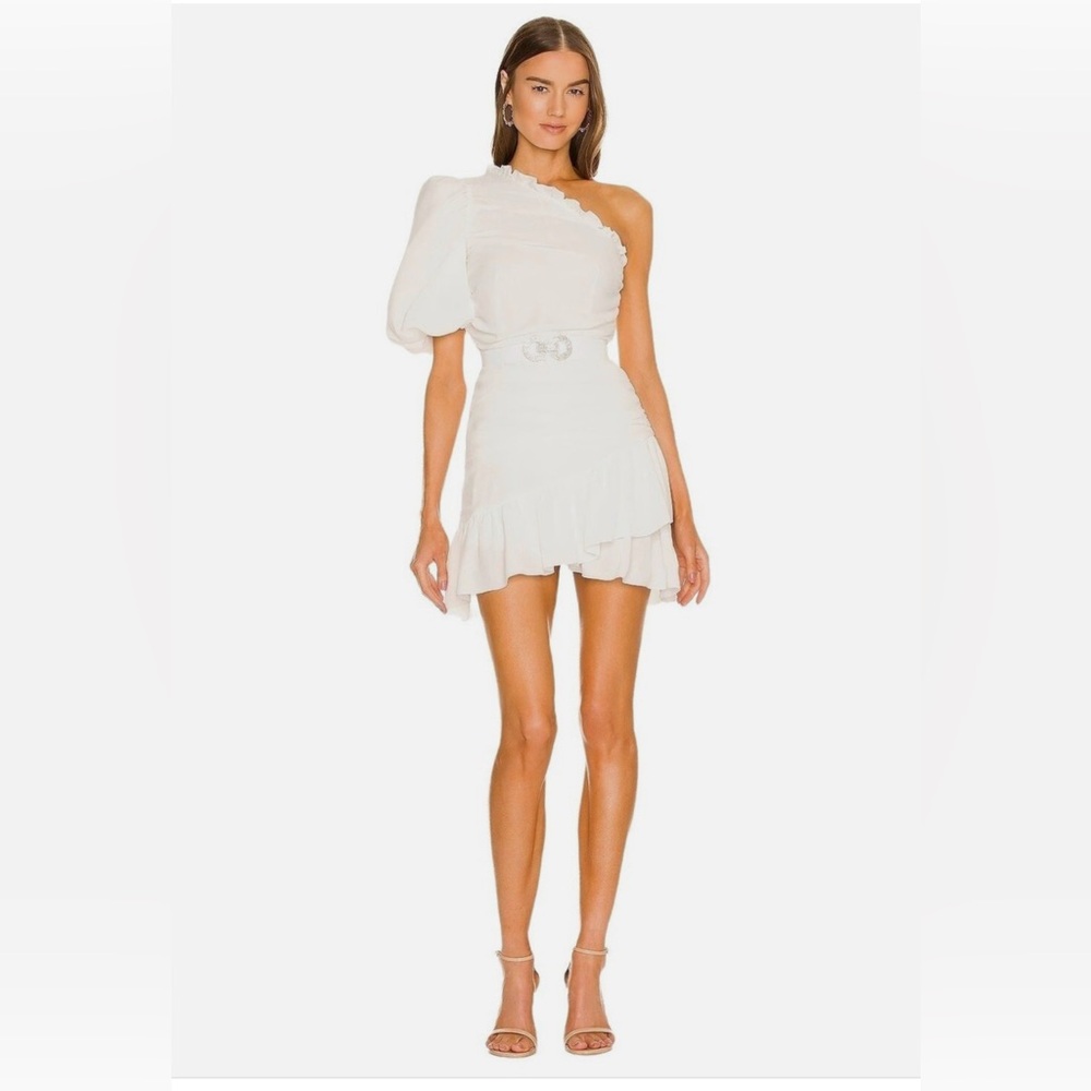 NWT MERIGM Magda bridal dress, size 2/M; missing belt
